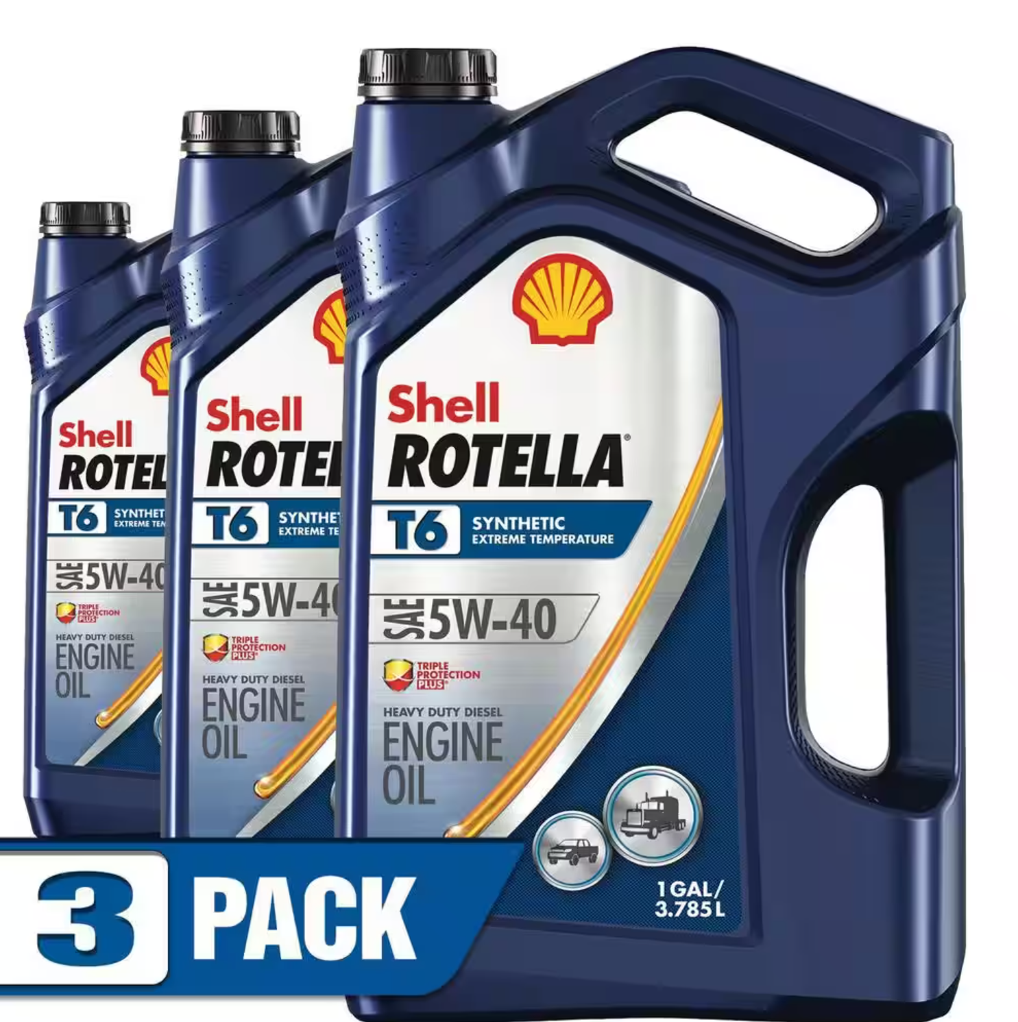 3-pack-Shell-Rotella-T6-Full-Synthetic-5W-40-Diesel-Engine-Oil-1-Gallon